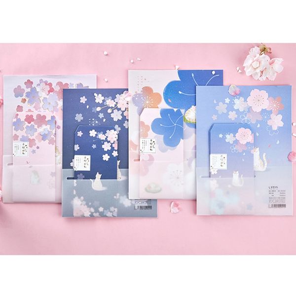 

2020 new small fresh envelope letter papers festival gift card kids birthday greetings letter