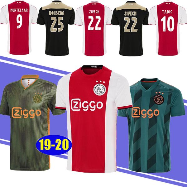 

19 20 new thiland ajax 18 19 occer jer ey tadic ziyech de jong dolberg huntelaar chone van de beek men champion fine