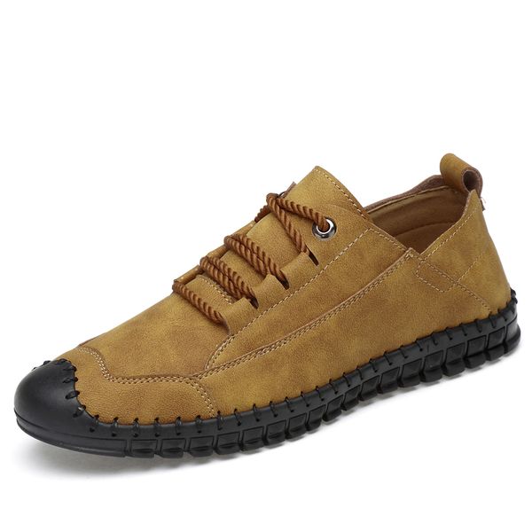 

new men casual shoes denim lace-up men casual shoes breathable male footwear spring autumn sneakers size 38--46, Black