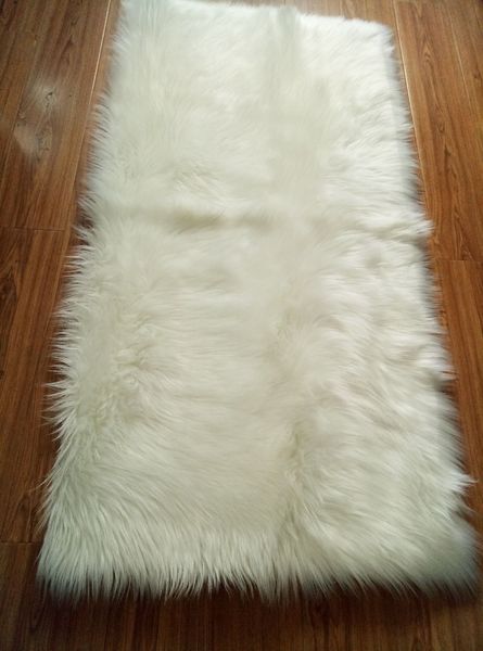

artificial sheepskin rug fluffy long fur chair seat sofa cover faux sheepskin carpet high density home carpet mat pad area rug