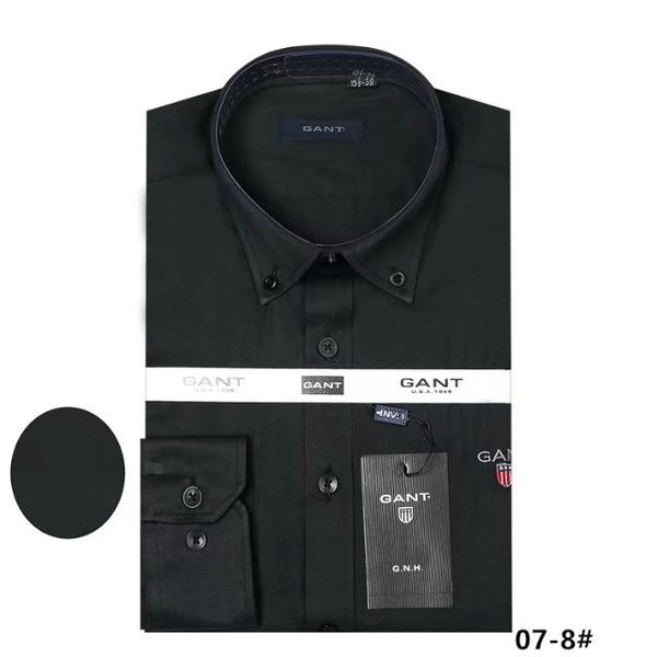 

new arrival in 2019: men's fashion shirt pattern, long sleeve, paint, color printing, slimming men's casual shirt, men's form, White;black