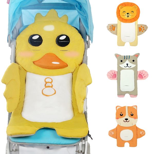 

shujin cartoon newborn trolley mat accessories cotton baby care stroller pad mattress baby seat cushion cart pram insert liner