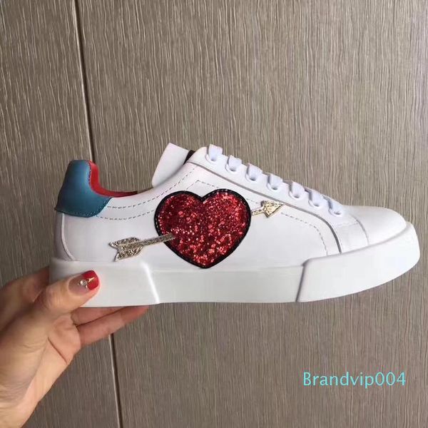 

women classic casual shoes sneakers new fashion luxury designer sneakers lace-up white trainers leather flats sneakers shoe, Black