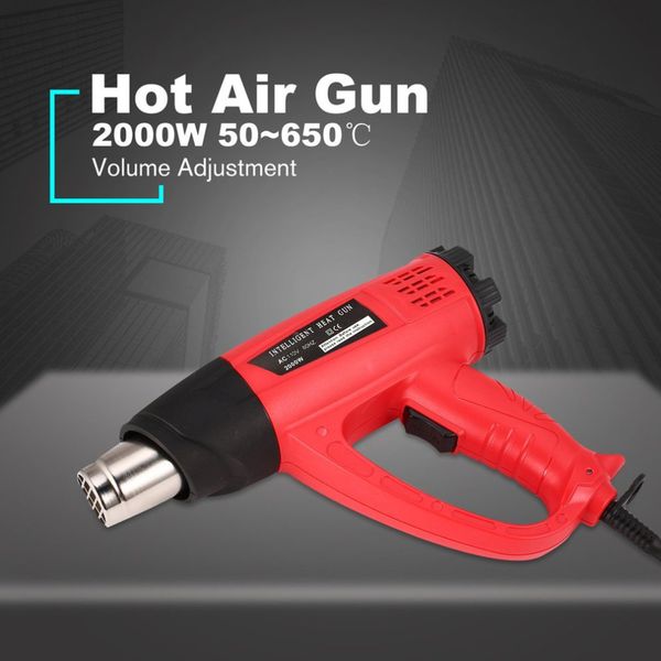 

2000w air gun thermostat heat gun air blower shrink wrapping thermal power tool soldering heat