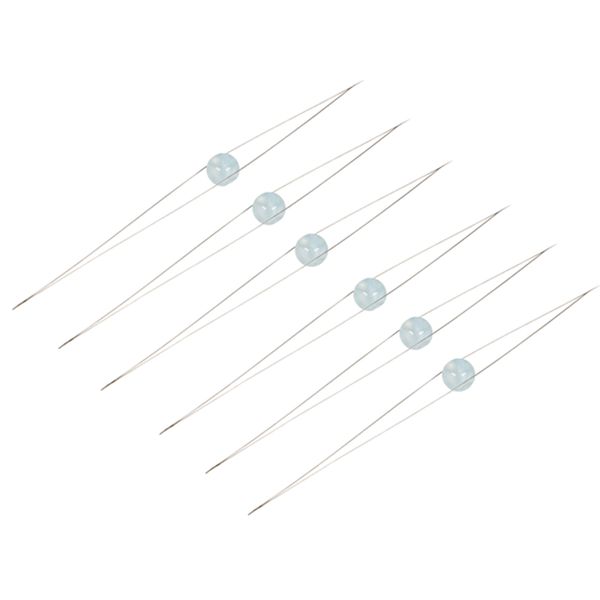 

6pcs bracelet necklace stringing big eye pearls sewing jewelry making diy beading needle curved threading accessories tools