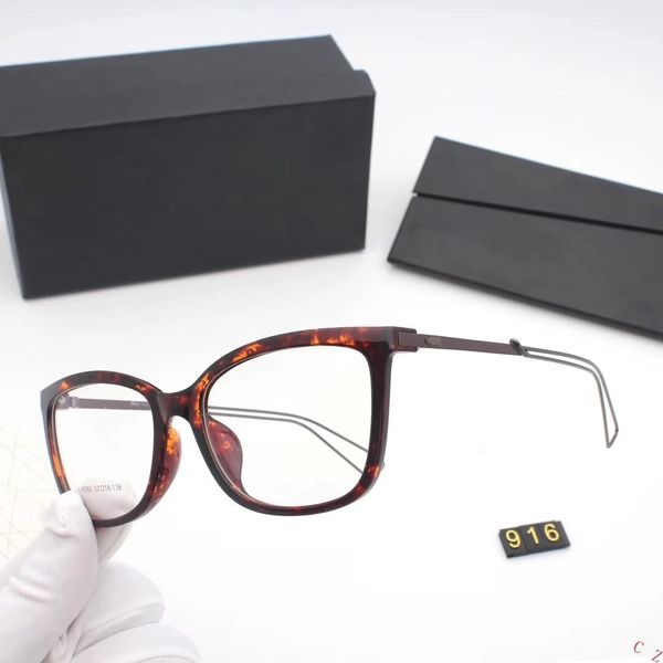 

роскошные дизайнерские очки дизайнерские солнцезащитные очки мужские женские декоративные очки близорукие очки стекло 4 цвета модель 916 выс, White;black