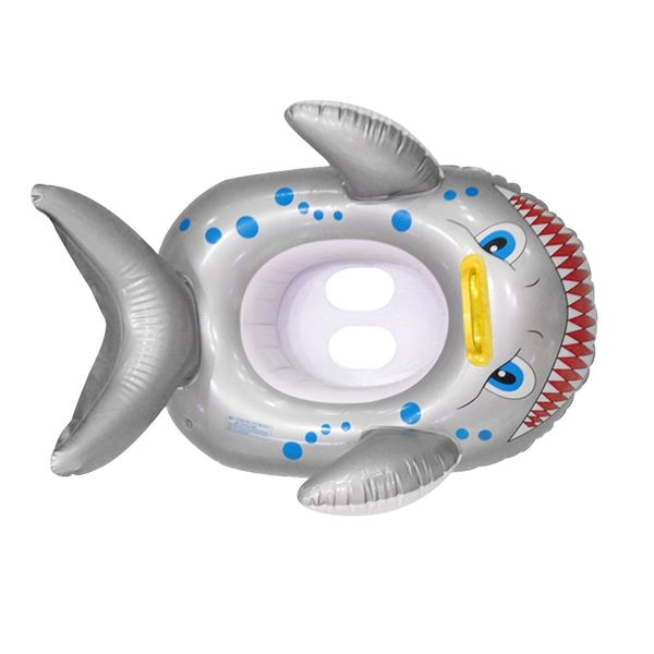 

kids inflatable swim seat float ring - fish life vest buoy