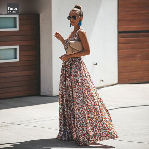 

женщины платье пляж шифон цветочные платья женщин цветка maxi лета платья boho длинные v шеи без рукавов сплит высокой талией, Black;gray