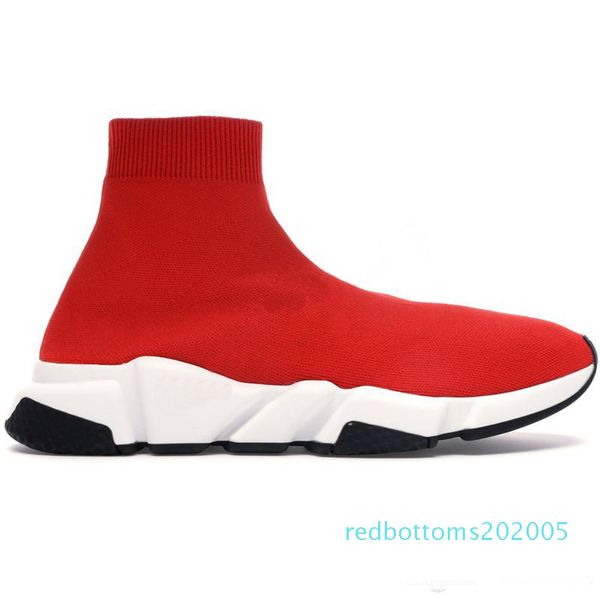 

2020 luxury designer casual sock shoes speed trainer black red triple black fashion brand socks boots sports sneaker trainer shoe 36-47 r05