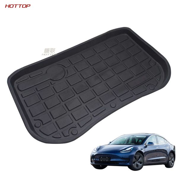 

rubber black front dashboard mat cover pad mats shade cushion for model 3 2018