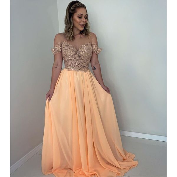 

2020 elegant plus size arabic african gold prom dresses muslim evening gowns long formal party dress, Black