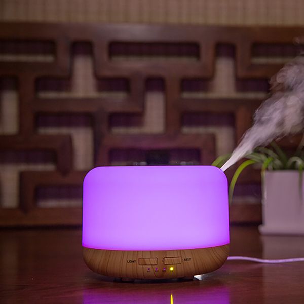 

400ml aroma essential oil diffuser ultrasonic air humidifier freshener mist 7 colors changing led night light for office home bedroom