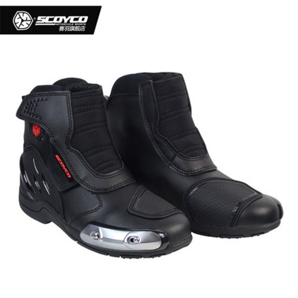 

2018 men motorcycle boots genuine leather waterproof street moto racing boots motorbike chopper cruiser touring riding shoes