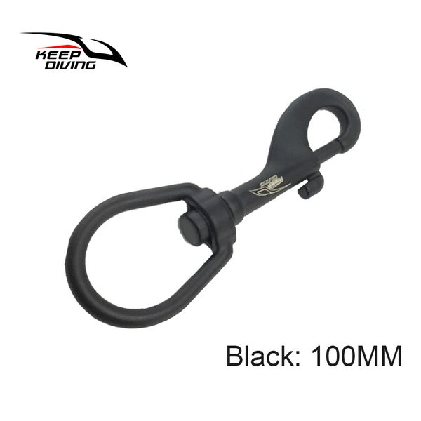 

keep diving 100mm diving buckle 316 stainless steel scuba single ended bolt snap buckle clip accessory 2 colors