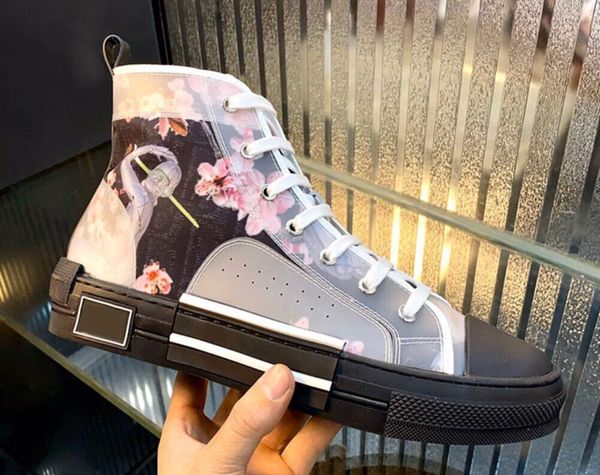 mens floral trainers