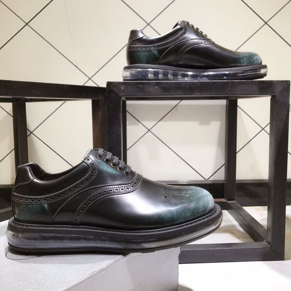 

new banquet casual shoes wild men's classic luxury shoes fashion dress senior men's dress patent leather shoes 38-44, Black