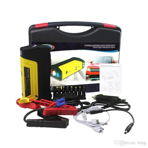 

50800mah 12v portable mini jump starter car jumper booster power battery charger mobile phone lappower bank