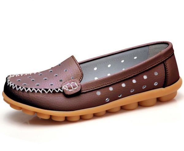 

female shoes women flats casual shoes leather 032, Black