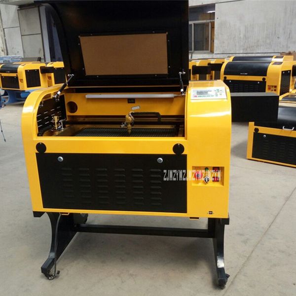 

new g-460 laser engraving machine 220v / 110v 60w 400*600mm laser cutter honeycomb work table glass gourd cutting machine
