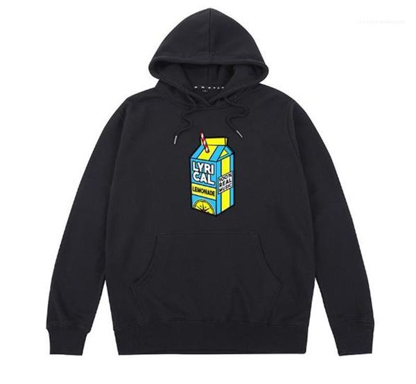 

long sleeve men casual sweatshirts juice wrld rapper hip hop mens designer hoodies fashion print pullover, Black