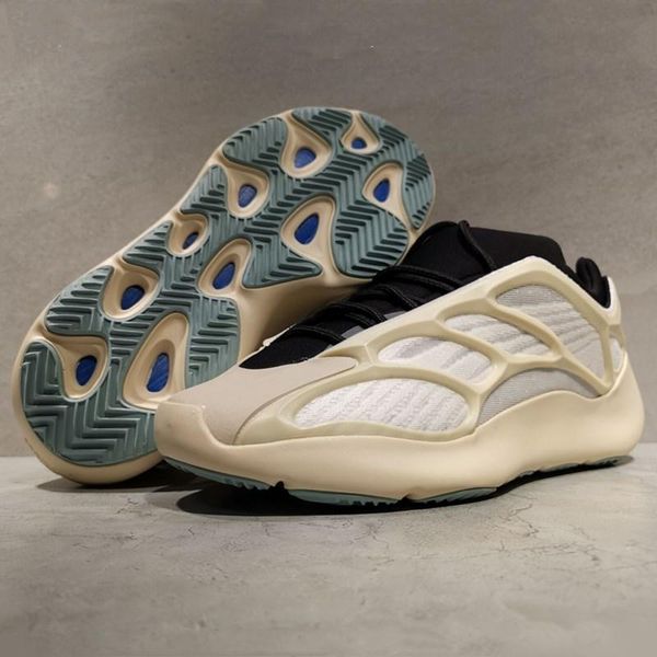 

kanye west foam runner 700 v3 sneakers for men kanyewest 700v3 sports shoes men white skeleton running shoes women light trainers male shoe, White;red