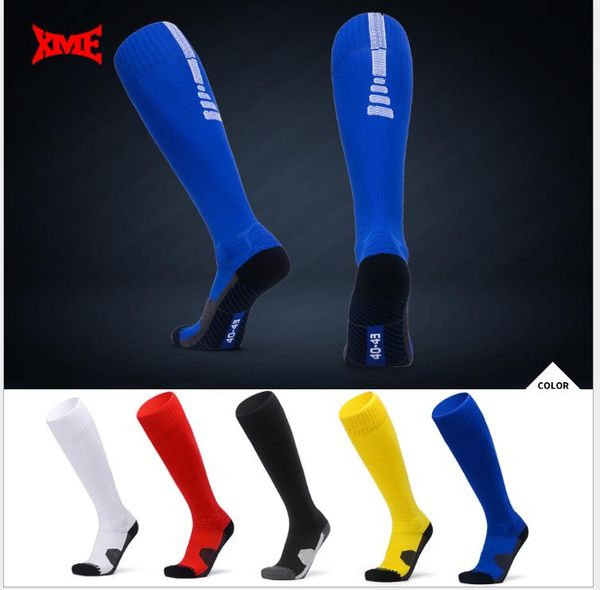 

long tube over the knee slip resistant wear compression soccer socks sports training socks, Black