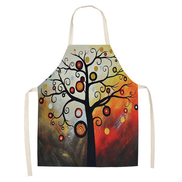 

polyester cotton cooking aprons kitchen coffee shops cleaning aprons for woman cooking chef home restaurant bib