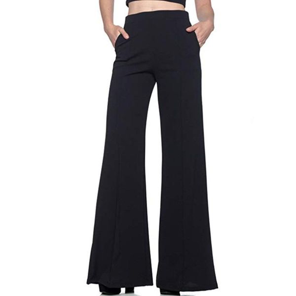 

korean harajuku pants flare pants set black flare baggy women womens trousers casual #35, Black;white