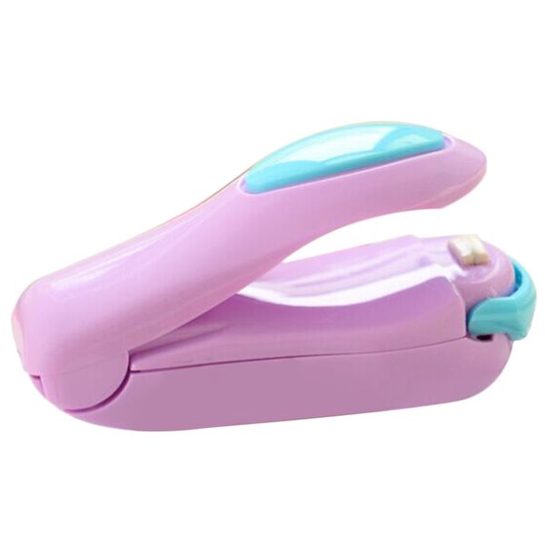 

1pc plastic household mini capper portable portable plastic bag sealing machine with ceramic heating head home tools