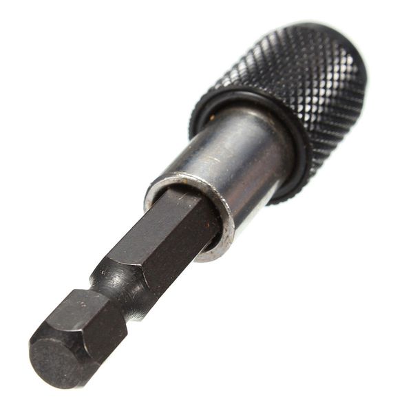 

1pc black 14 hex shank 60mm quick release magnetic screwdriver bit holder