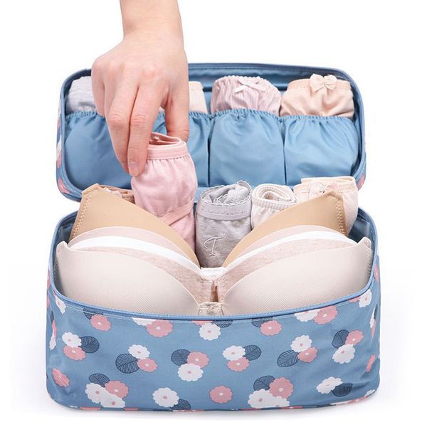 

new women makeup bag 2018 travel bra underwear organizer bag cosmetic daily supplies toiletries storage bra case