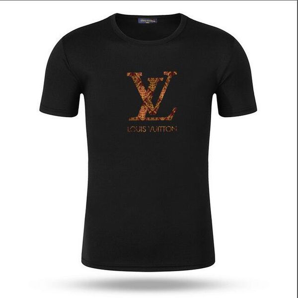 

men must be the latest fashion breathable round collar short sleeve casual outdoor sports pure cotton short sleeve s-5xl 08, White;black