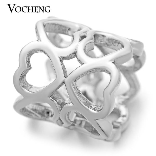 

vocheng бесконечные подвески real золочение сменная латунь материал шарма сердца для 6мм diy овчины браслет vc-078, Bronze;silver