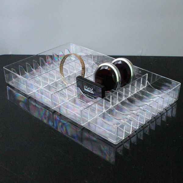 

acrylic 10/20/40 bracelets jade bracelet earrings bangles watches jewelry display stand box,jewelry display tray, Pink;blue