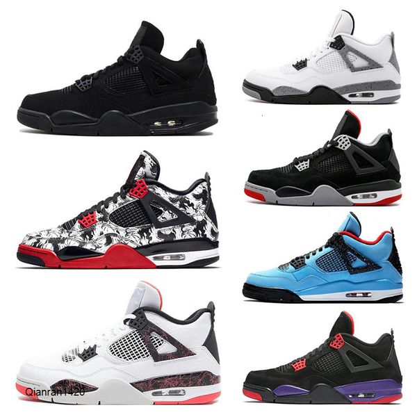 

tattoo singles day 4 4s mens women basketball shoes raptors white cement alternate motorsport bred 4 pale citron sneakers size 7-13