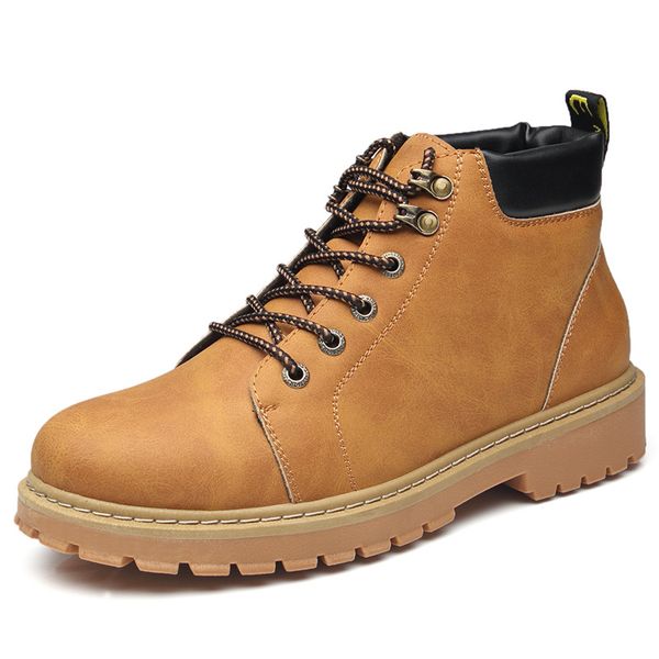 

new fashion men winter boots super warm male snow ankle boots waterproof wear-resisting casual boot shoes chaussure homme, Black