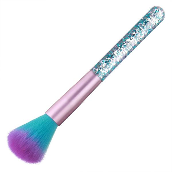 

1pcs soft nail cleaning brush nail brush art manicure tools dust cleaner for gel 6 colors, Yellow