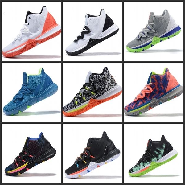 

2019 new basketball shoes for men kds 10 ep zoom blue white grey rainbow out sole mens casual sneakers without box
