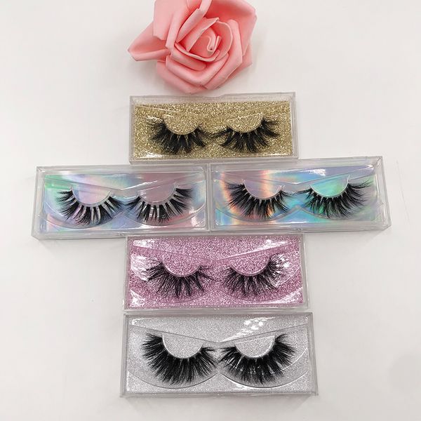 

clear band mink eyelashes reusable false eyelashes natural soft handmade transparent band 5d lashes invisible band mink strip