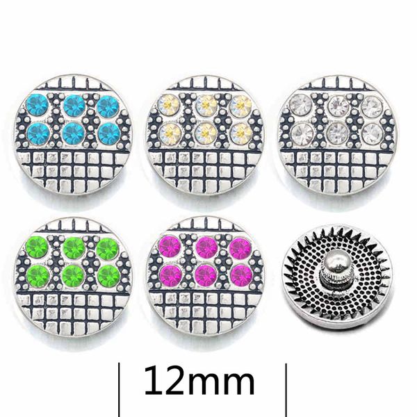 

оптовая 053 цветы 3d 12mm металл snap кнопка для ожерелья браслета сменных ювелирных изделий женщин accessorie выводов