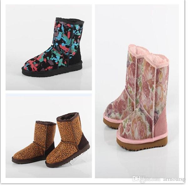 

australia women snow boots waterproof australia style warm winter outdoor short boots brand size us3-13, Black