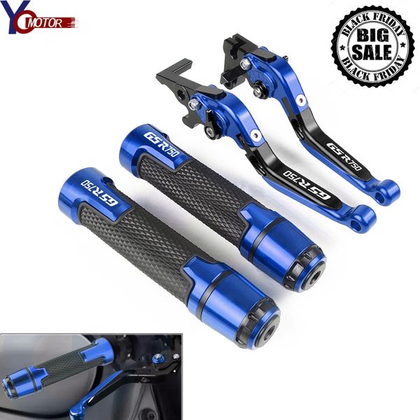 

for gsr750 gsr 750 2011-2016 2015 2014 2013 2012 motorcycle cnc brake clutch lever and handle bar grips handbar gsr750