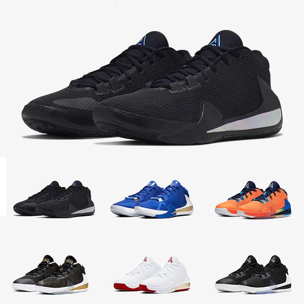 

giannis antetokounmpo zoom freak 1 black iridescent greece coming to america signature basketball shoes sport designer sneakers 40-46