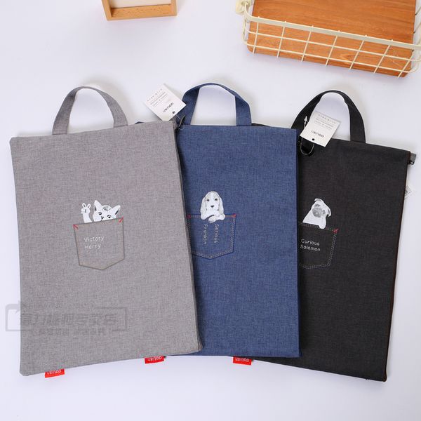 

canvas document bag padded waterproof oxford cloth outdoor portable carrying bag storage