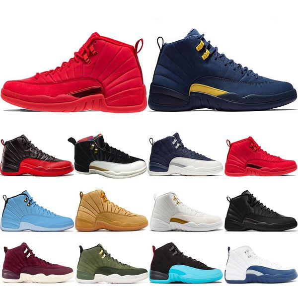 

Cheaper New 12 12s Basketball Shoes For Man CNY Michigan Wntr Gym Red NYC Wool Bulls XII Designer Shoe Sports Mens Trainers Sneakers