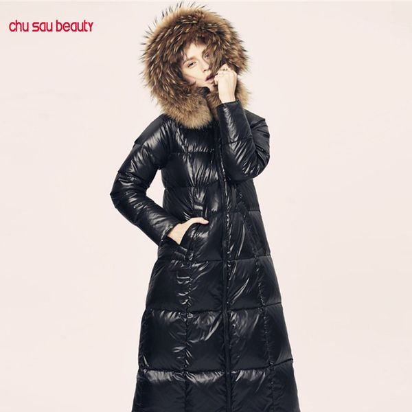 

2019 casual women parka winter warm overcoats zipper faux fur women's jackets thicken coat long parkas for women plus size y190926, Black;white