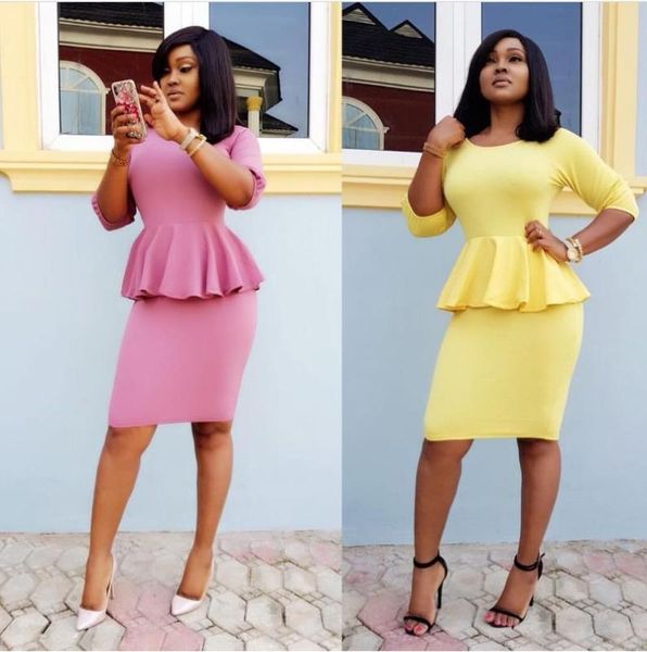 

2020 new arrival elegent style african women plus size dress -xxl, Red