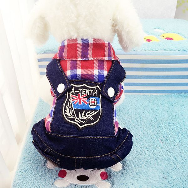 

нове одежда дл обак pet пѬодђк puppy cat ком lattice еѬе ноги джинами onesies кђ