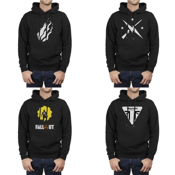 

fashion men triumph bikes for sale 3d oversized hoodies,sweatshirt design novelty superhero hoodies fallout logo flag, commonwealth, Black