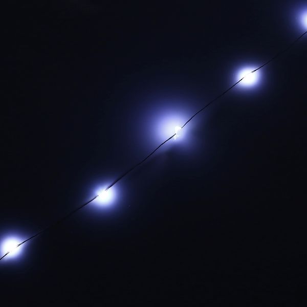 

5м 50 светодиодов медный свет шнура 3а питание от батареи проводная светодиодная рождественская лампа